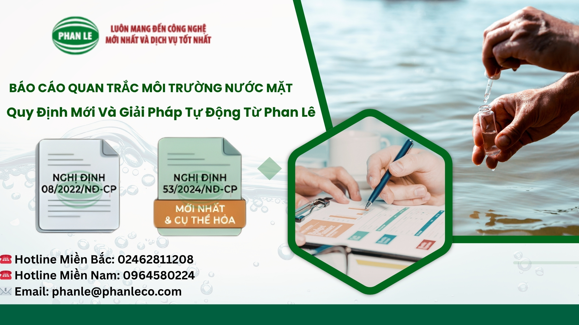 Báo Cáo Quan Trắc Môi Trường Nước Mặt: Quy Định Mới Và Giải Pháp Tự Động Từ Phan Lê